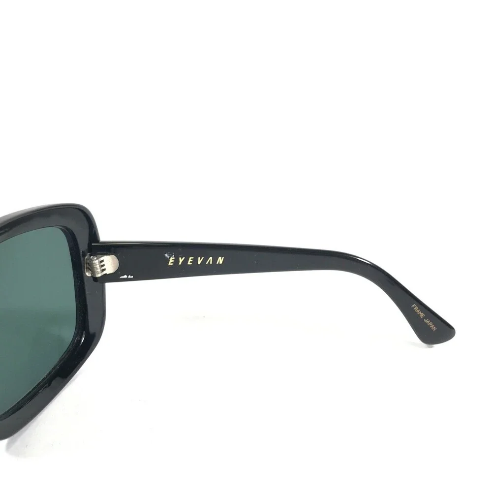Eyevan Classic Black Women's Shield Sunglasses - UV Protection